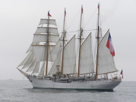 チリ海軍練習帆船「エスメラルダ」今夏来日！: SF Home - 帆船・まつり・祭・セイル・tall ship